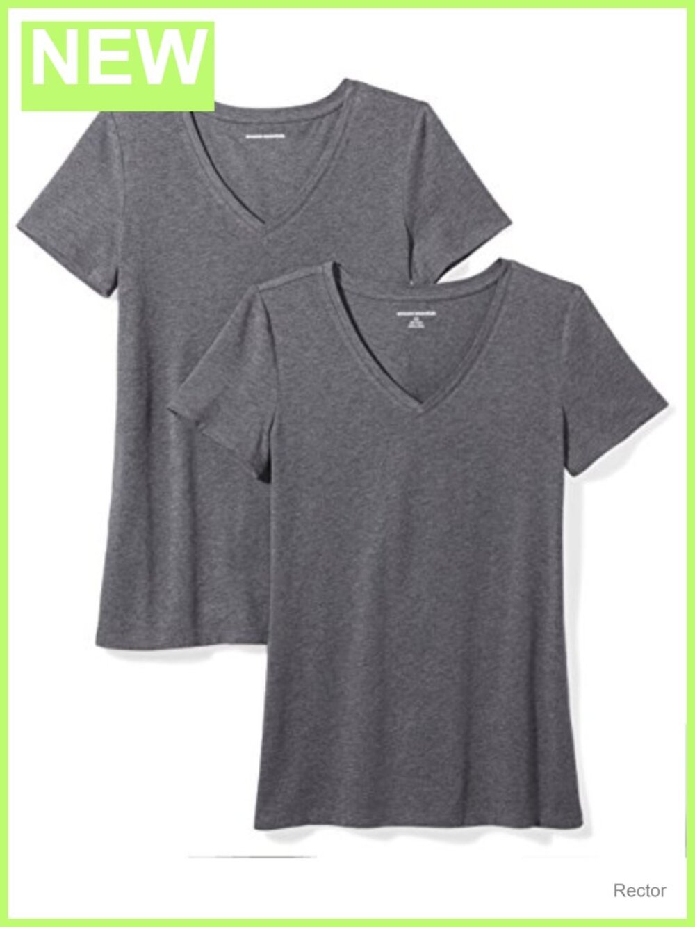 Women's Regular Fit Short Sleeve V-Neck T-Shirt Cotton Modal Blend